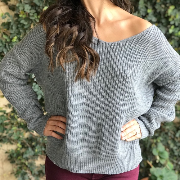 LAST CALL Twist Back Sweater - Picture 4 of 5